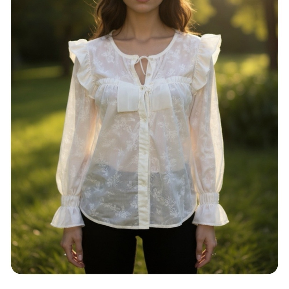 Endless rose white blouse